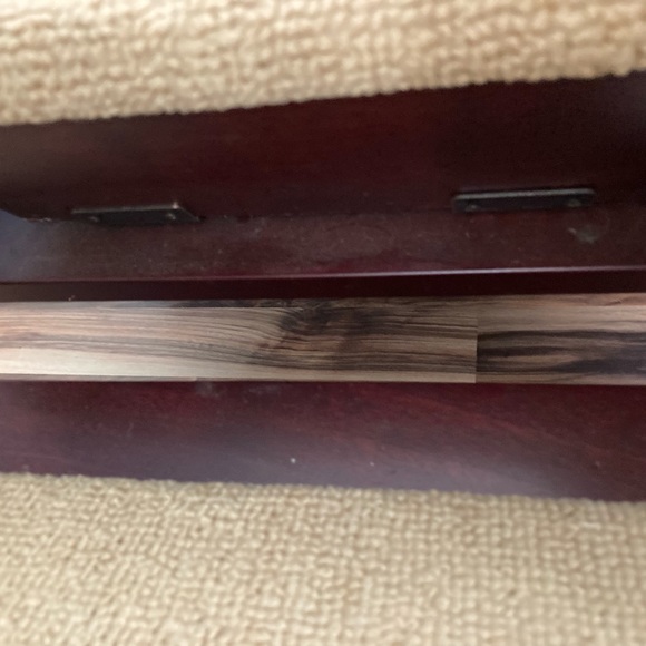 Faux cherrywood carpeted pet stairs that turn into a ramp - Picture 8 of 10